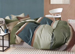 Bedding 200 x 220 3 pcs Cotton Satin no. A1802