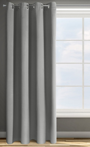 Curtain 135 x 250 Decorative Parisa Silver