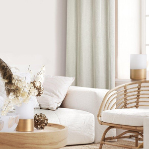 Curtain 140 x 250 Decorative Darla Natur Splits