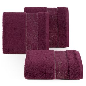 Mariel 06 Maroon 50 x 90 Terry Bath Towel