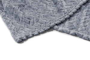 Blanket 200 x 220 Microfiber Stamped Ardea Herringbone 13