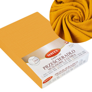 Bed sheet 160 x 200 with elastic Matex MUSLIN 06