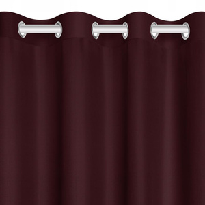 Curtain 140 x 250 Decorative Viva Bordeaux Drawstrings