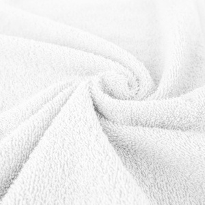 Set of 2 Towels Cotton Solano White