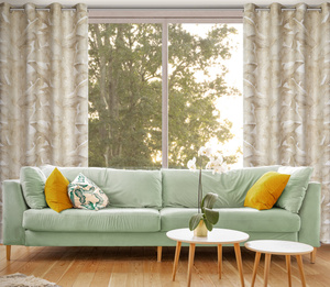 Ready Curtain Samira 140 x 250 White + Beige