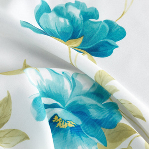 Curtain 140 x 270 Decorative Alma White+Blue