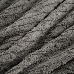 Blanket 200 x 220 Microfiber Embossed Lisa Steel