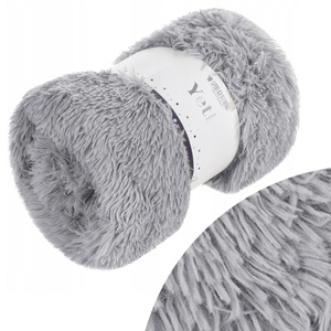 Blanket 200 x 220 Italian Fur Yeti Grey