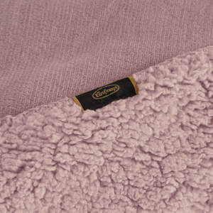 Blanket 200 x 220 Microfiber Reversible Tedy Pink