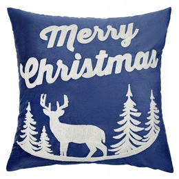 Pillowcase 45 x 45 Christmas Reindeer Pomegranate