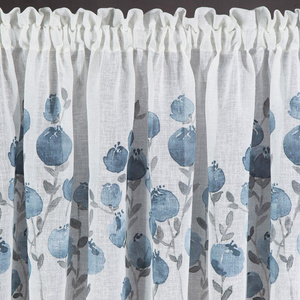 Decorative Curtain Pola 60 x 150 Blue