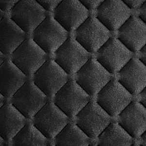Quilted Velvet Bedspread Dimon Black 220 x 240