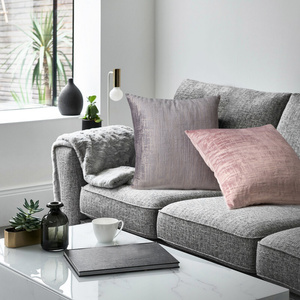 40 x 40 Decorative Velvet Marsala Silver Pillowcase