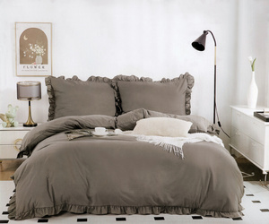 Bedding 160 x 200 3pc Satin bedding with valance Nicola 03