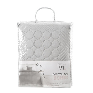 Bedspread 170 x 210 Quilted Decorative Boni5 White