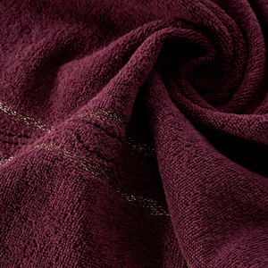 Towel 30 x 50 Bath Frotte Karin 08 Burgundy
