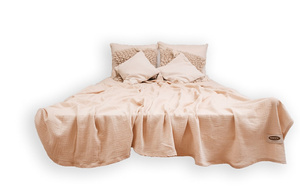 240 x 210 Decorative Muslin Bedspread 15