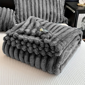Blanket 160 x 200 Microfiber Plush Shirley 02