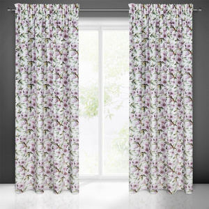 Curtain 140 x 270 Decorative Arleta White+Purple