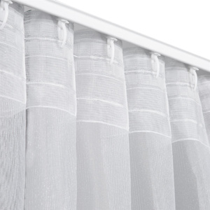 Decorative Curtain Tonia 140 x 270 Tape White