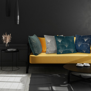 45 x 45 Decorative Velvet pillowcase BLINK21 C. Mint