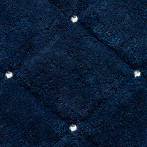 Cotton Carpet 60 x 90 Chic 2 Navy Blue