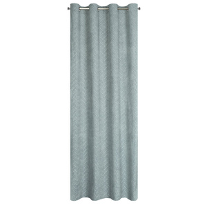 Curtain 140 x 250 Decorative Velvet Isla Steel