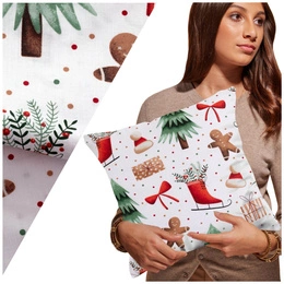 Pillowcase 40 x 40 Christmas Cotton Pillowcase Belluno 207