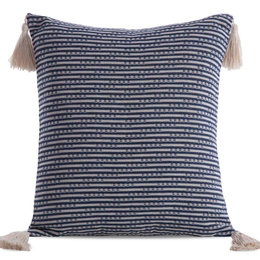 Decorative pillowcase 45 x 45 Boho6 Navy blue