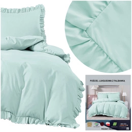 Bedding set 220 x 200 3 pieces with Ruffle Jowita 11