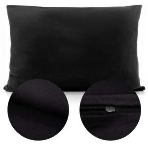 Cotton pillowcase 50 x 80 Uniform Ola Black Black