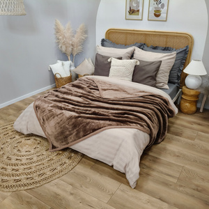 Blanket 160 x 200 Acrylic Solid Warm Yasemin 04