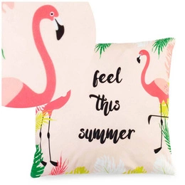 Tropical Velvet Decorative Pillowcase 03 40x40