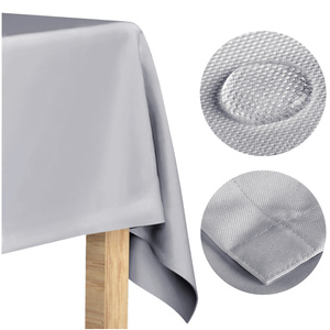 Tablecloth 130x200 Stain-resistant Classic Elegant Grey