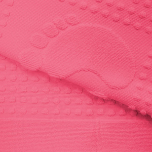 Bathroom Mat 50x70 Hotel Style Footprints Fuchsia