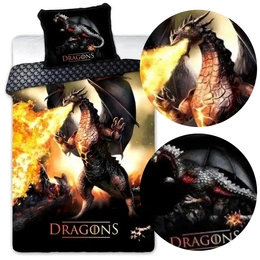 Bedding 160 x 200 Youth 027 Fiery Dragon