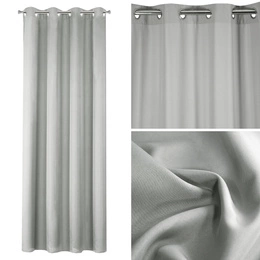 Curtain 140 x 250 Decorative Adore Steel