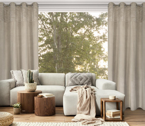 Arianna Decorative Curtain 140 x 250 Beige