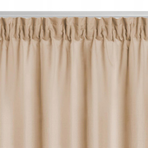 Curtain 140 x 270 Decorative Tape Viva Beige