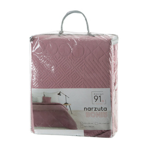 Bedspread 170 x 210 Quilted Decorative Boni5 Pink