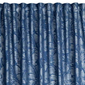 Curtain 135 x 270 Decorative Scarlet Navy Blue