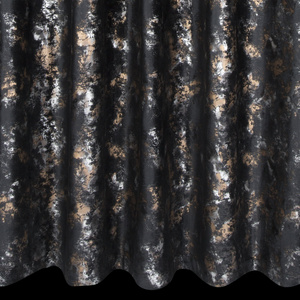 Curtain 140 x 270 Velvet Tape Mirela Black