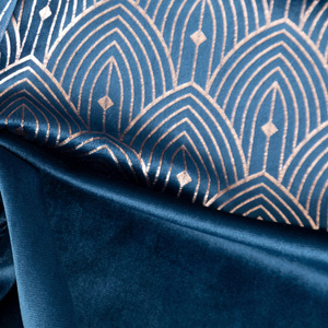 Curtain 140 x 250 Decorative Drawstring Agnes Navy Blue