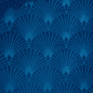 Velvet Juliet Curtain 140 x 250 Spillover Navy Blue