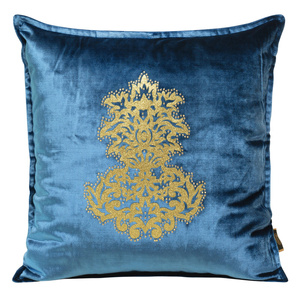 Pillowcase 45 x 45 Decorative Velvet ROYAL4 Blue