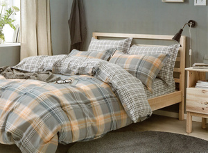 Bedding 160 x 200 3pcs Cotton Satin no. A1834