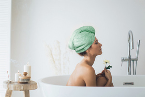 Turban 65 x 25 Microfiber Towel Aki Mint