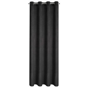 Velvet Eliza Curtain 140 x 250 Pinstripe Black