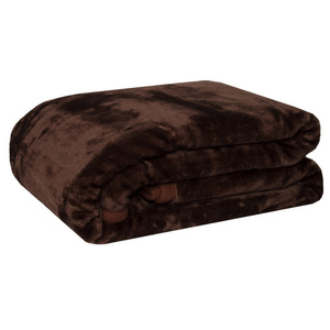 Uniform Acrylic Blanket A-012 Chocolate 160x210