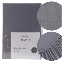 Jersey3 sheet 140 x 200 h.30 cm Steel